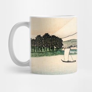 19th C. Japanese Sailing Ships Mug